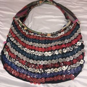 Multicolor hobos bag.